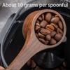 Walnut Wooden Coffee Spoon Durable Measuring spoon Teaspoon  for Measuring Coffee Beans