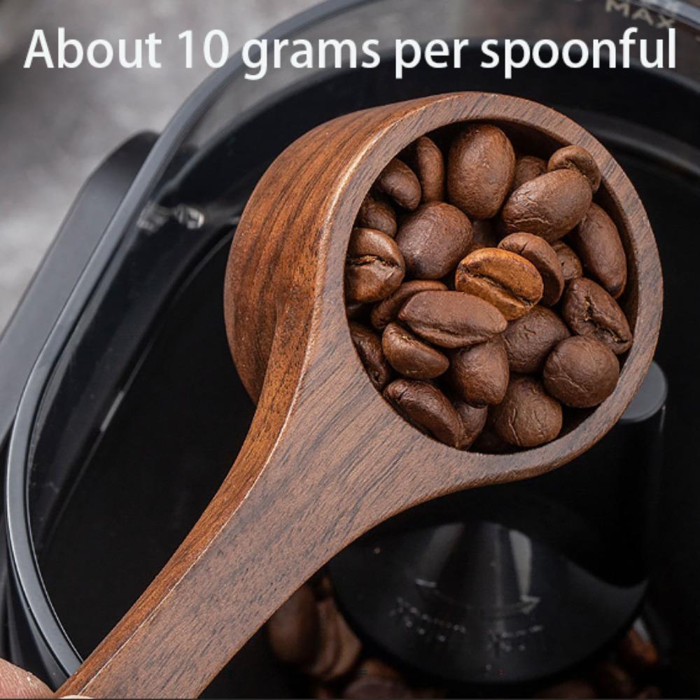 Walnut Wooden Coffee Spoon Durable Measuring spoon Teaspoon  for Measuring Coffee Beans