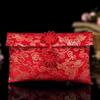 Year of the Horse Silk Brocade Red Envelopes with Hot Stamping Embroidery for Weddings and New Year