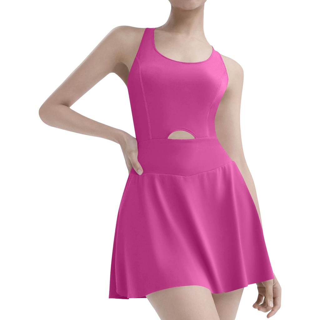 Женские однотонные спортивные комбинезоны со встроенными шортами, повседневный комбинезон для тренировок, спортивный комбинезон без рукавов, отпускная одежда