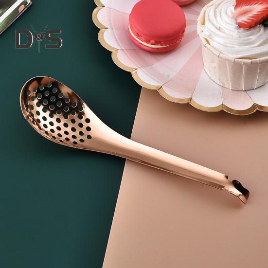 Ложка с прорезями, пищевой гладкий полированный, термостойкий, без деформации, фильтр, яичный желток, икра, дуршлаг, ложка, кухонные принадлежности, кухонные принадлежности