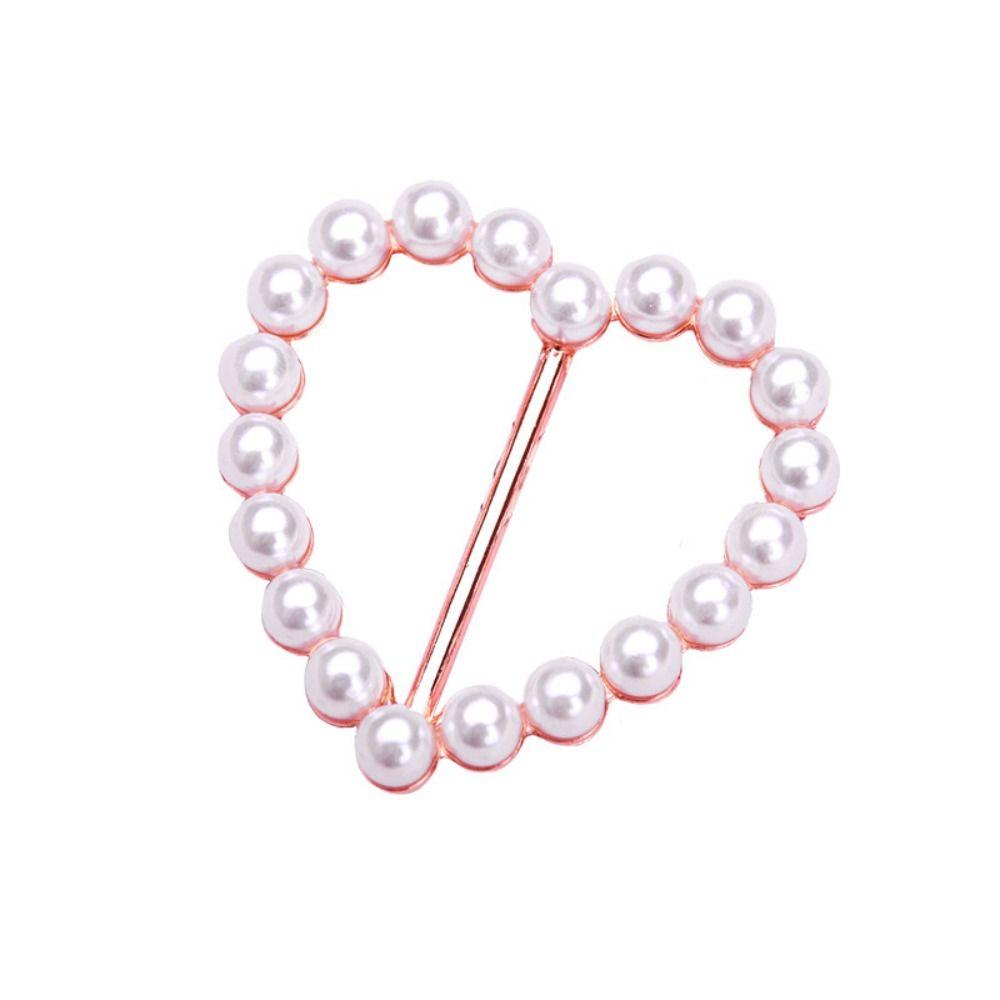 Clothes Hem Clothes Corner Buckle Pearl Shirt Corner Buttons Creative Silk Scarf Buckle