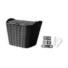 Bike Basket Cycling Carrying Case with Lid Sturdy Convenient Front Frame for Mountain