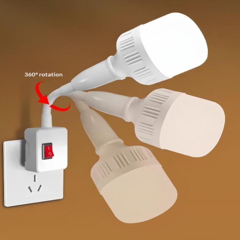 Versatile E27 Lamp Socket with Toggle Switch Ideal for Home Lighting