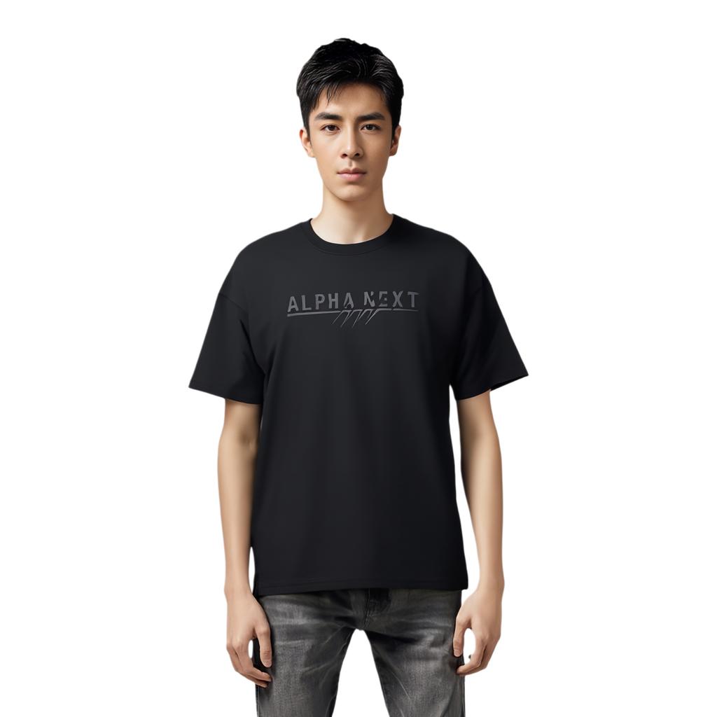 ANTA Basketball Collection T Shirts Men's Black Crew Neck Moderate Straight Fit 152221159-3