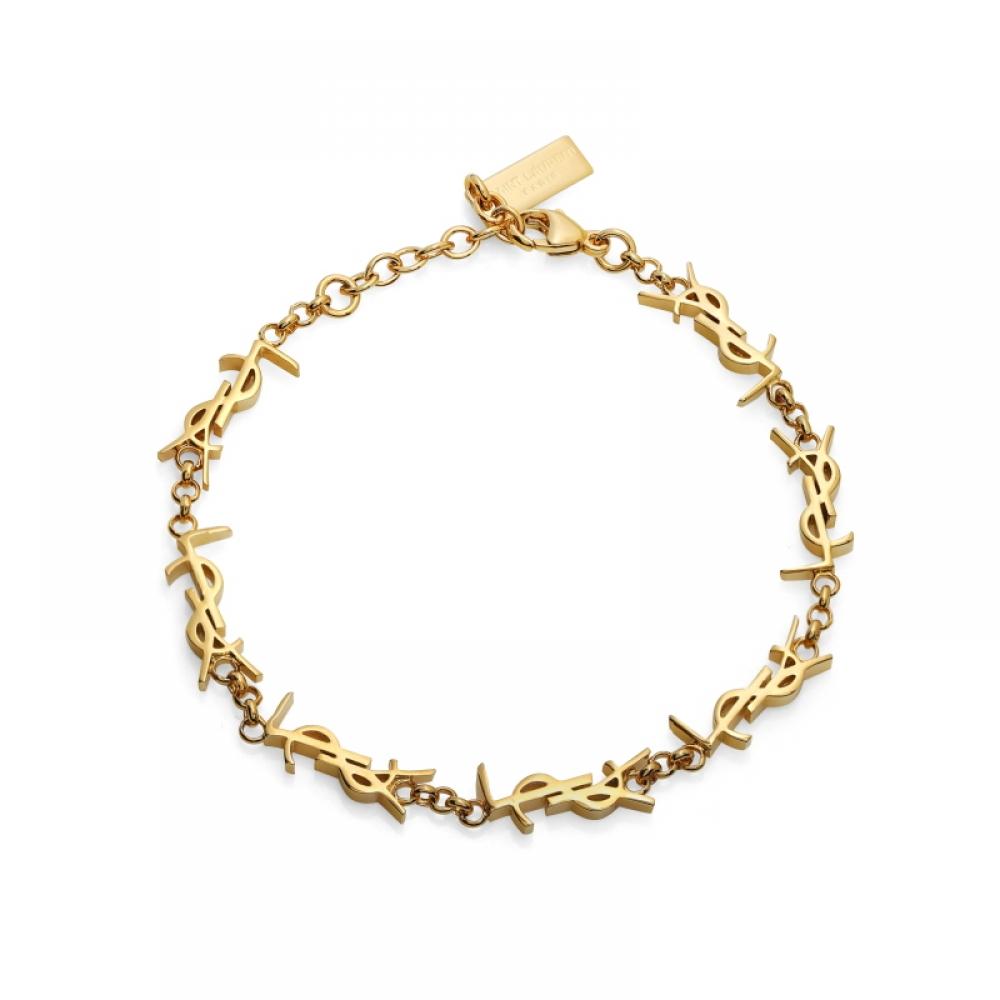 Saint Laurent Cassandra Monogram Opyum Multi Charm Bracelet 757664 Y1500 8030