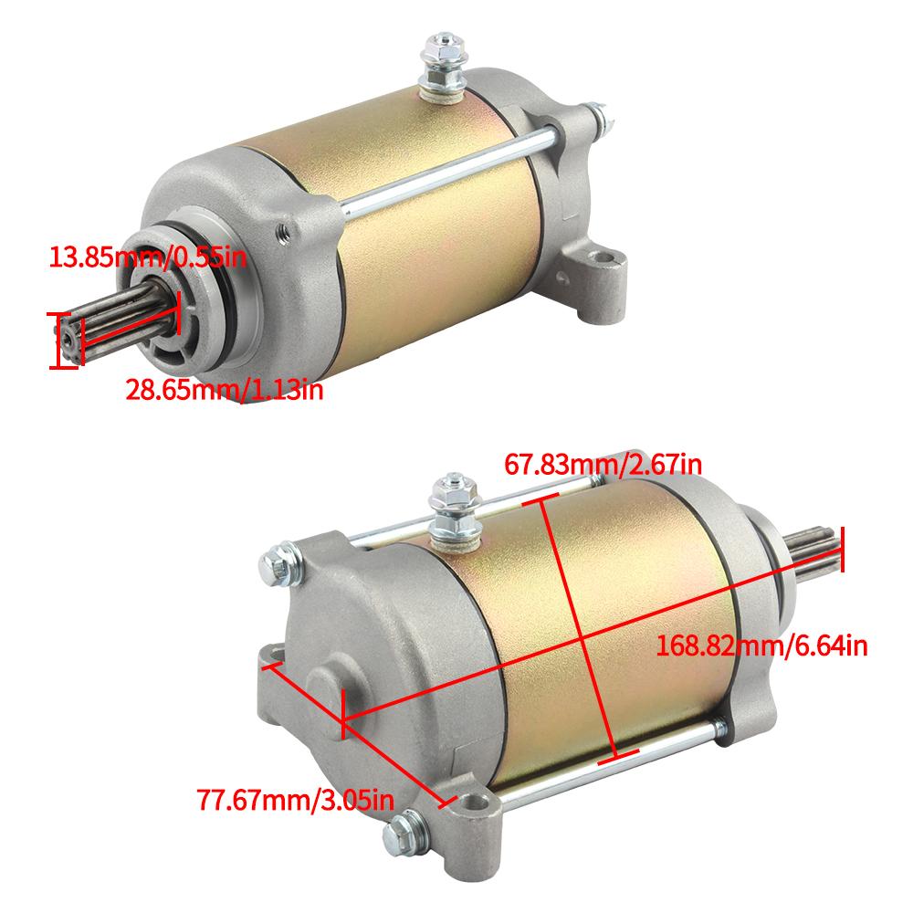 CF Moto 500 Motorcycle ATV Parts CF500 Starter Motor Tuning Moto 500cc CF188 Rancher 600 X5 X6 Z6 ZForce Moped 0180-091100-0010