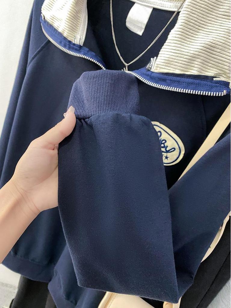 Женский свитшот 2025 XL в американском ретро-стиле - Новый тонкий весенне-осенний стиль