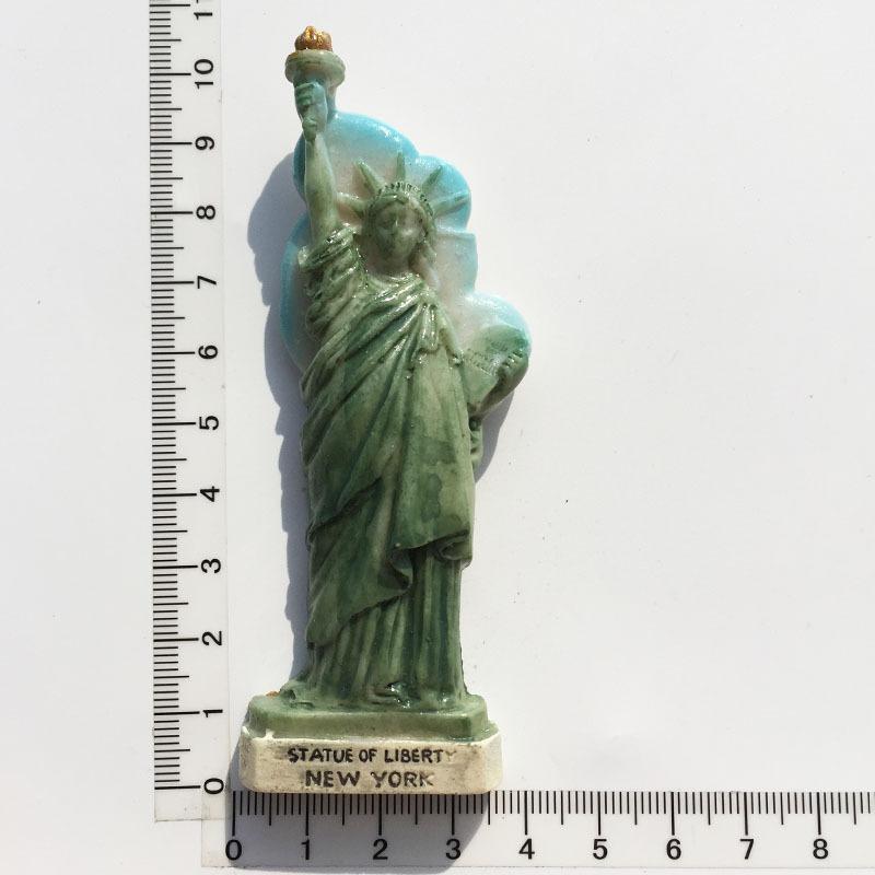 3D Нью-Йорк классические смоляные магниты на холодильник домашняя кухня коллекционные сувениры декоративный подарок для путешествий