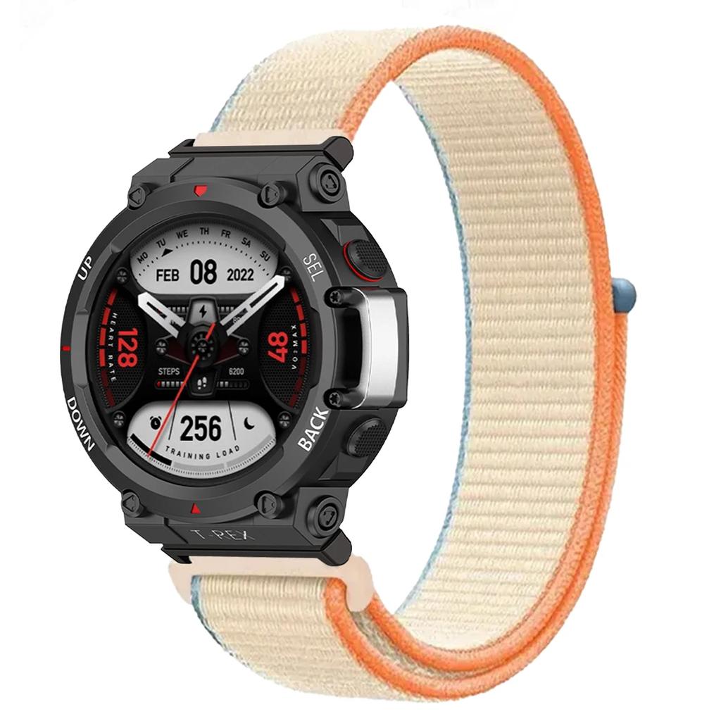 Нейлоновый ремешок-петля для умных часов Huami Amazfit T-REX 3/2, женский/мужской браслет для Amazfit T-Rex/T-Rex Pro, ремешок на запястье Correa