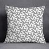 Gray Low White Flower Pattern Home Decoration Pillowcase Square Pillowcase Home Office Decoration Cushion Cover