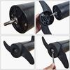 2 Blades Boat Propeller Outboard Motor Propeller Electric Trolling Motor Outboard Propeller for 32lb 46lb 40lb