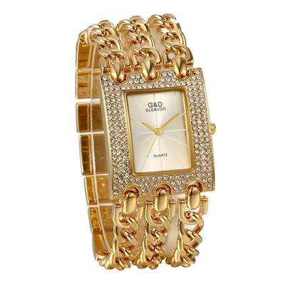 Часы JEWELRYWE, популярные, роскошные, с бликами, старинные, модные, браслетные, на каждый день, золотые, для женщин, подруги, дочери, на день рождения, годовщину,