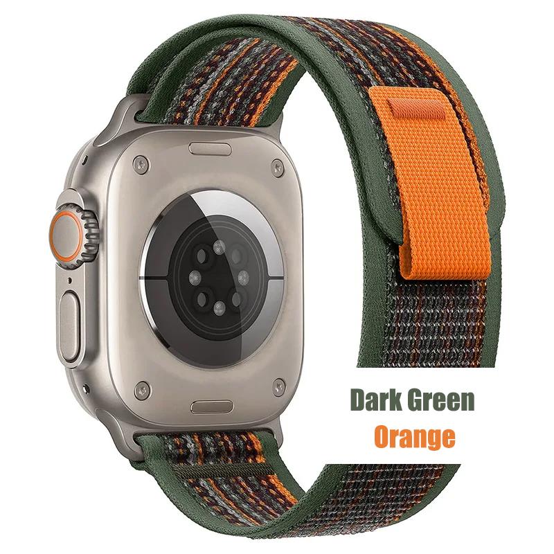 Ремешок Trail Loop Для Apple Watch ultra 3 2 ремешка 49мм 40мм 44мм 46мм 45мм 41мм 42мм correa Браслет iWatch Series 10 9 8 7 SE 11
