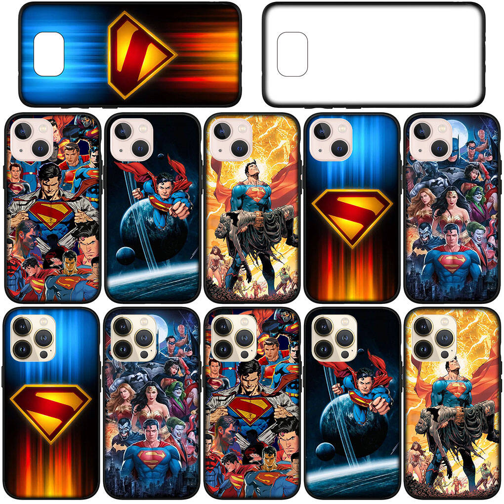 Для Samsung Galaxy S25 S24 S23 iPhone 17 16 15 Xiaomi Redmi Note 14 13 12 11 Plus Pro Max A57 Чехол Кавайный Супер Герой Супермены Человек OPPO Huawei Обложка