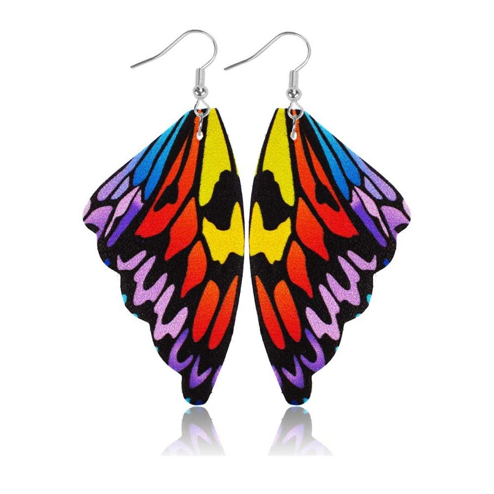 Новые винтажные серьги-подвески в виде крыльев бабочки, цветные серьги в стиле бохо для женщин, ювелирные изделия, подарки