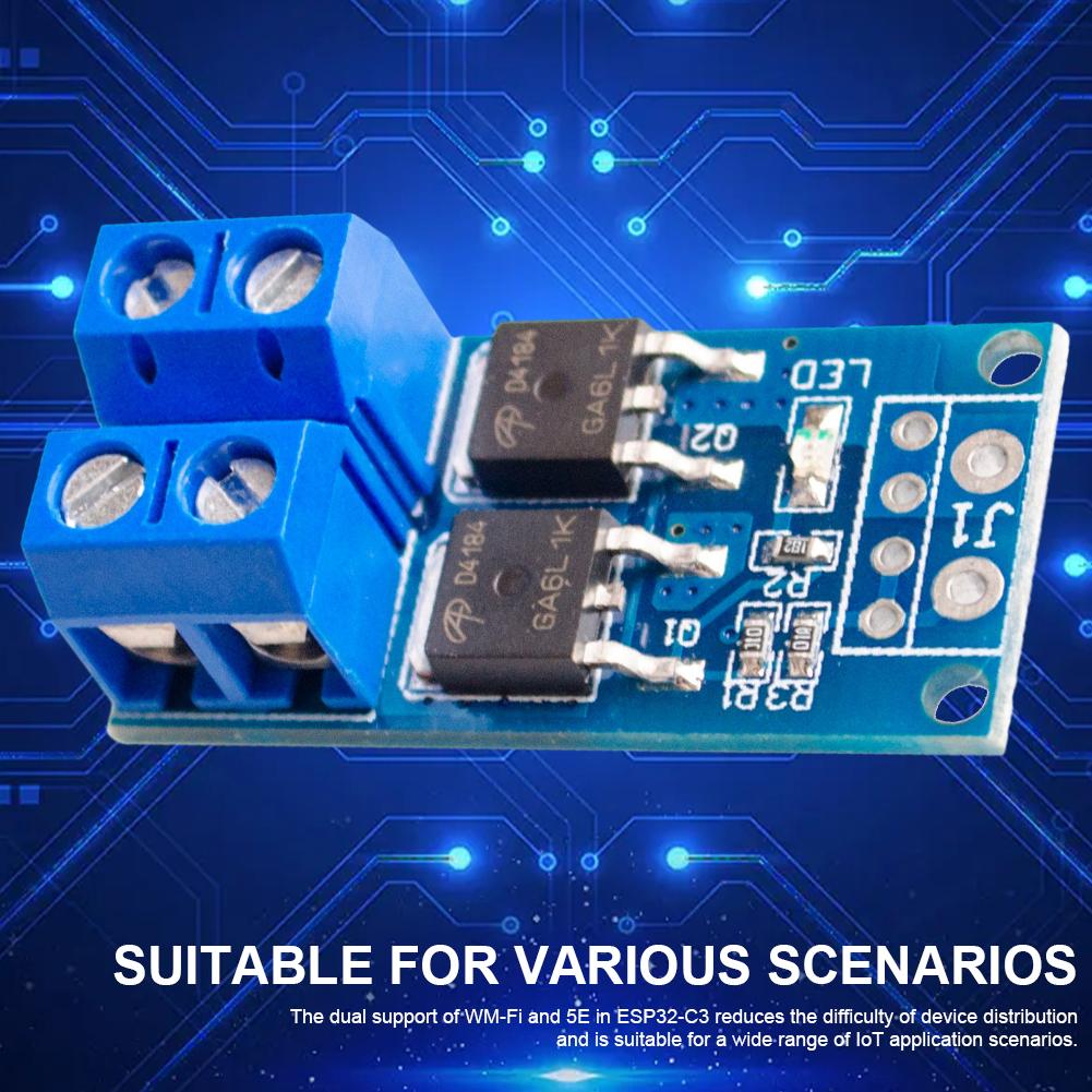MOSFET Trigger Switch Drive Module 400W PWM Adjustment Electronic Switch Control Board 15A Max 30A for Lamp Brightness Control
