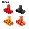 Aluminum Alloy Car Wheel Tire Valve Caps Tyre Rim Stem Covers Airdust Waterproof For Automobiles Motorcycles Accessories
