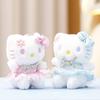 12 см Плюшевая игрушка Sanrio Hello Kitty Подарок на День Рождения Детская игрушка Брелок Мягкая и удобная Плюшевая кукла Декор для дома