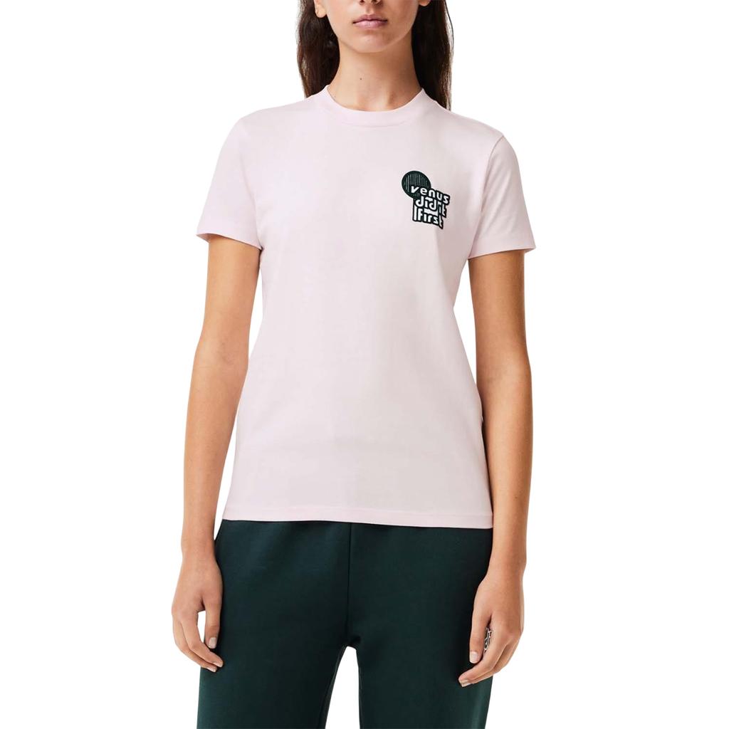 Lacoste Womens/Ladies Eleven by Venus Cotton T-Shirt