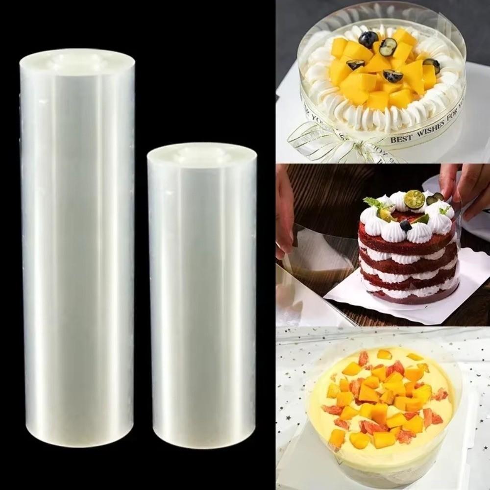10м/Рулон Кольца для Торта Прозрачные DIY Пленка для Обертывания Муссового Торта Украшение Торта Ацетатные Пленки для Шоколадного Муссового Торта
