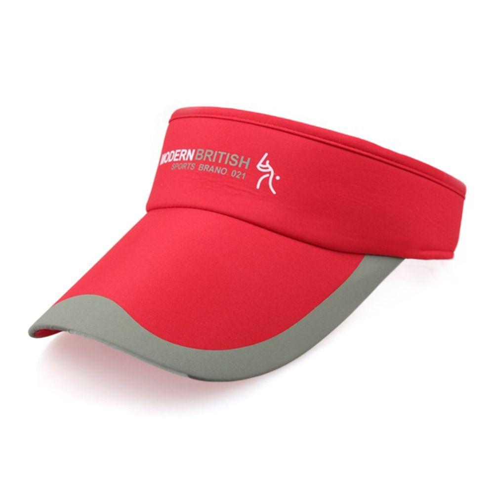 Women Men Tennis Golf Running Top Empty Sun Cap Sun Protection Visor Sunscreen Hat Cotton