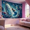 Anime Alice In Wonderland Hanging Carpet Wall Tapestry Decor Aesthetic Room Decor Wall Cloth Party Hanging Background Room