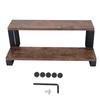 2 Tier Wooden Display Riser Stand Tiered Perfume Organizer Stand Spice Rack Organizer Display Shelf