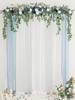 2m Hanging Eucalyptus Rose Arbor Backdrop Floral Garland Artificial Wedding Arch Flowers Green Decor Ceremony Arrangement Swag Home Decorations