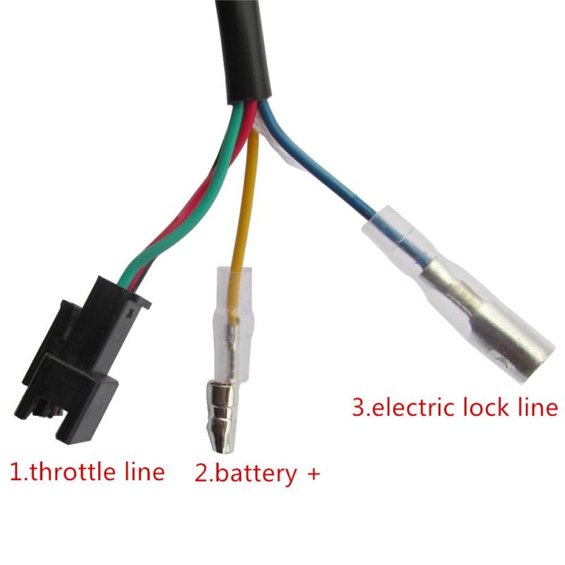1 пара 12-84 В руля для электронного велосипеда, ручки для управления скоростью, цифровой дисплей, дроссельная заслонка для электрического велосипеда