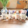 Cute Cute Bow Tie Cat Pendant Plush Toy Doll Kitten Bag Hanging Keychain Doll Doll