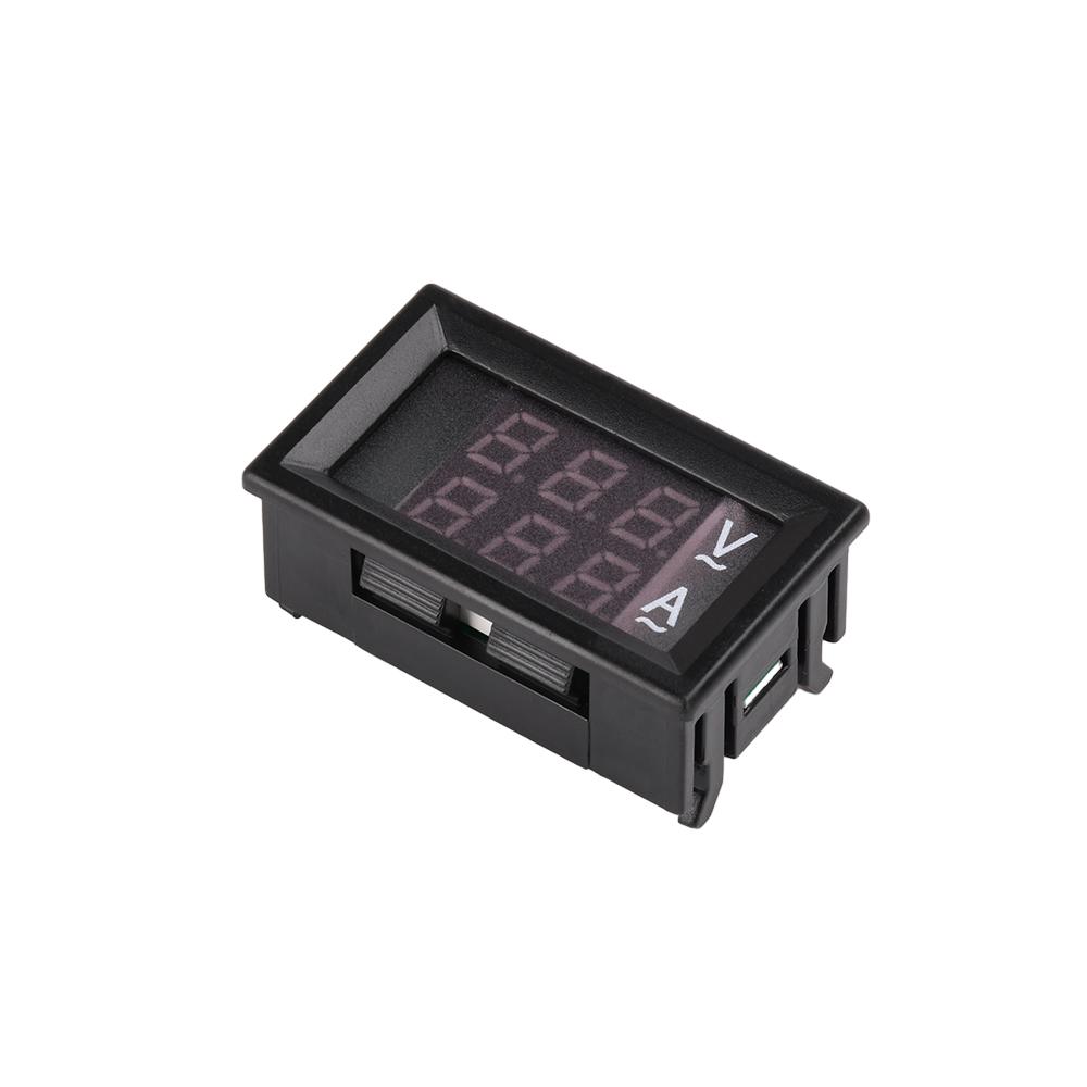 AC50-500V 10A 50A 100A Digital Voltmeter Ammeter 0.28" Dual LED Display Panel with Transformer