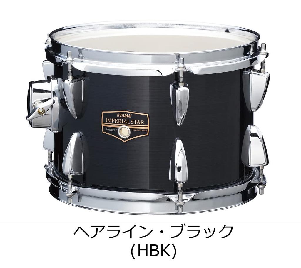 TAMA Imperialstar Стандартный размер с тарелками Bulk Drum Set 22"BD "Hairline Black" IP52H6RC-HBK