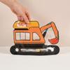 10 шт. строительный грузовик конфеты подарочный пакет полицейская машина экскаватор печенье закуски сумки на молнии детский день рождения сувениры декор поставки