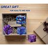 Infinity Magic Cube Starry Sky Square Puzzle Toys Four Corner Maze Toys Children Adult Decompression Relaxing Hand-Held for ADD