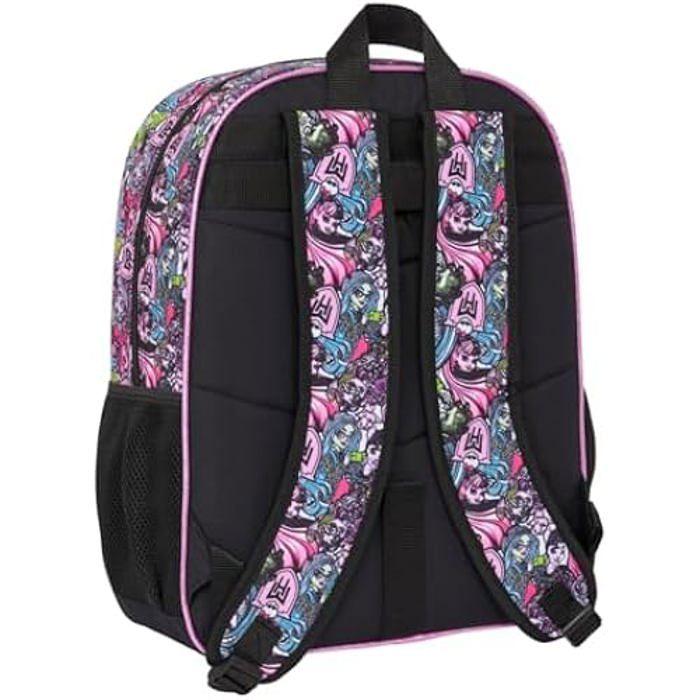 Sac à dos scolaire - SAFTA - Monster High Drama - Adaptable au chariot - Fille - Primaire