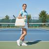 Large Capacity Tennis Racket Shoulder Bag Canvas Badminton Racket Handbag Durable Tennis Tote Bag