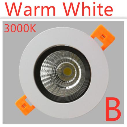 LED Downlight Dimmable Lamp iling  3w 5w 7W 12w 15w 20w  30w 40w Cob Led Spot 220V/110V iling Ressed round panel light