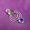Tanzanite Gemstone Solid 925 Sterling Silver Handmade Wonderful Pendant For Wedding Gift