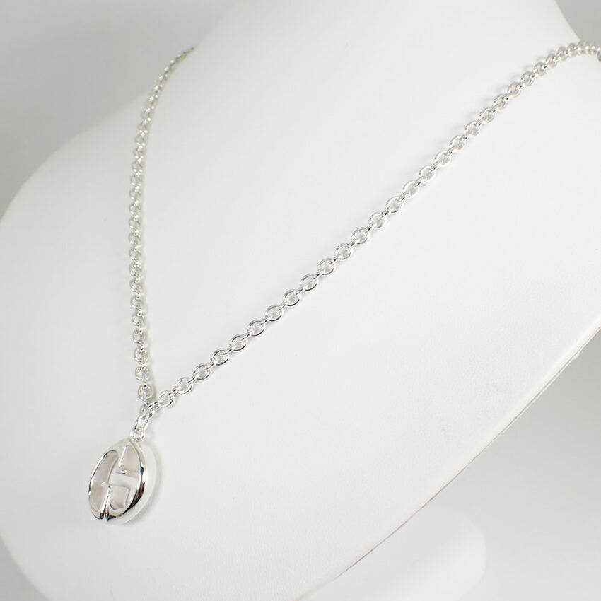 [Б/у] GUCCI 925 переплетение G подвеска/ожерелье [g331-28]