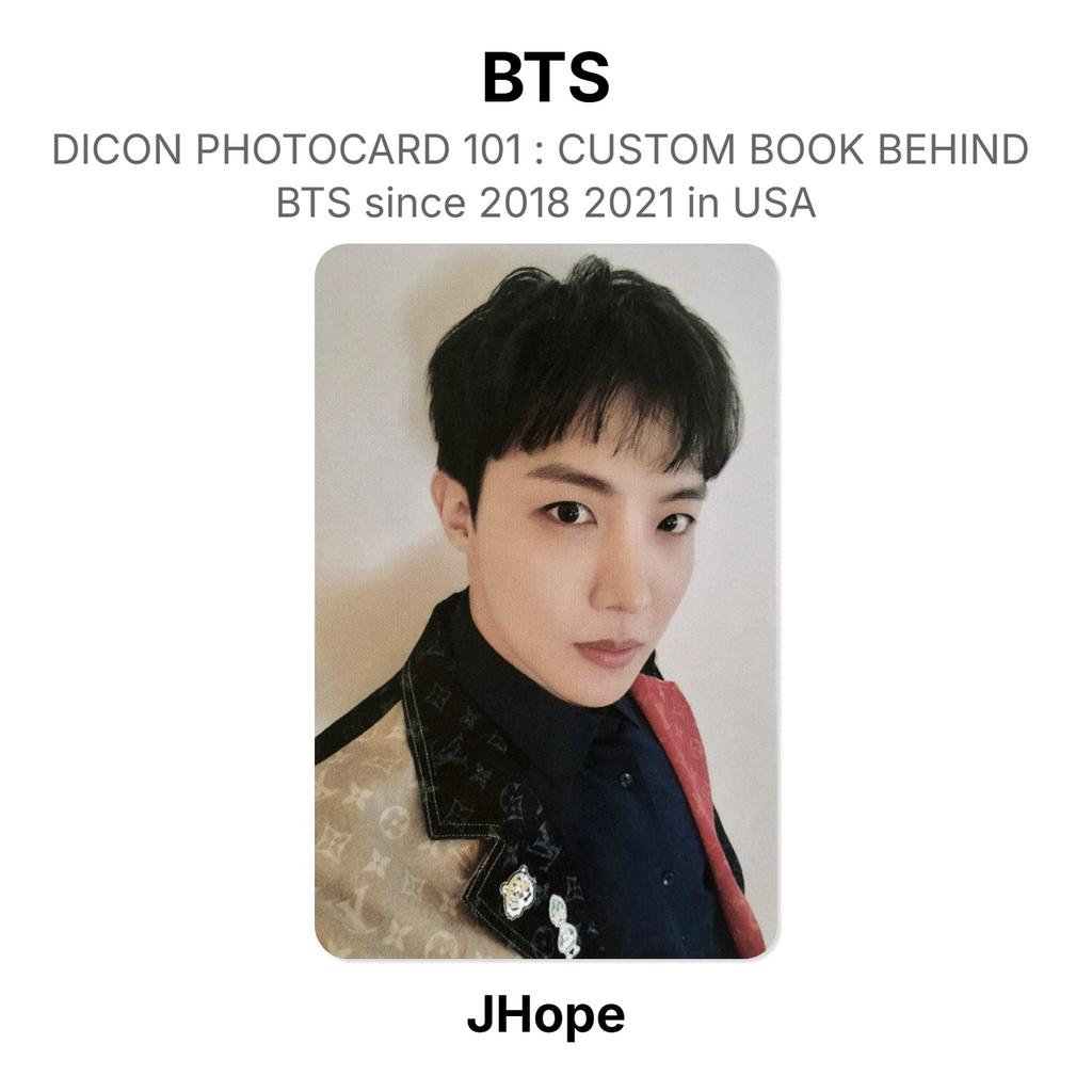 BTS DICON ФОТОКАРТА 101 : КАСТОМНАЯ КНИГА ПОСЛЕ BTS с 2018 по 2021 год в США Официальная фотокарточка