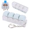 Mechanical Key  4 Keys Keyboard Keychain  Keyboard Clicker  Keyboard Cube  for Adult To Relief Stress Pass The Time