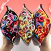 50/100Pcs Girls Elastic Hair Bands Colorful Nylon Rubber Band Headband Children Ponytail Holder Scrunchie Kids Hair Accessories