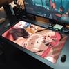Hololive Sakura Miko Mouse pad Kawaii Large rubber keyboard mouse carpet anti-slip gamer mouse pad laptop PC carpet Mousepad