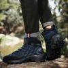 Высокие ботинки Мужские Толстоподошвенные Дышащие Амортизирующие Уличные Боевые Ботинки Мужские Мягкие Прочные Повседневные Ботинки для Пешего Туризма Мужские