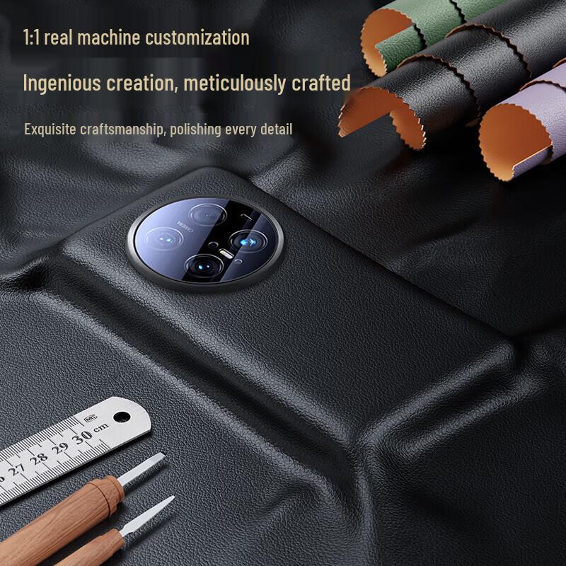 Xuanka Starburst Genuine Leather Phone Case for Huawei