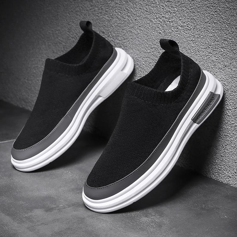 Spring and Summer Mesh Breathable Sports Casual Shoes Flat Bottom Tide Shoes Korean Version of The Male Board Shoes