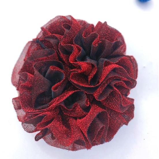 Flower Shape Hair Tie High Elastic Headwear Big Shining Hair Rope Hair Accessories