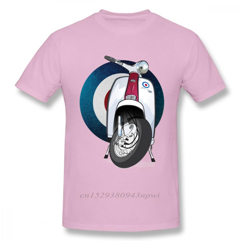 Awesome Target Logo T Shirt Italy Scooter Tee Shirt Unisex Vintage Motocycle Graphic Tshirt Big Size