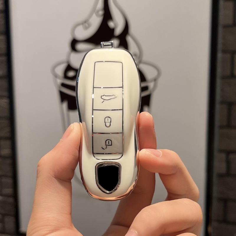 Мягкий чехол для ключей из ТПУ для Porsche 911 970 997 991 996 958 918 991 Panamera Carman Macann Bobst Cayenne Boxster с дистанционным управлением